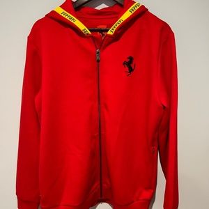 Ferrari (Official Ferrari Product) Red Zip Up Jacket